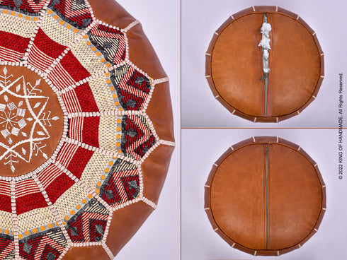 Handmade Moroccan Footstool - Moroccan Footstool